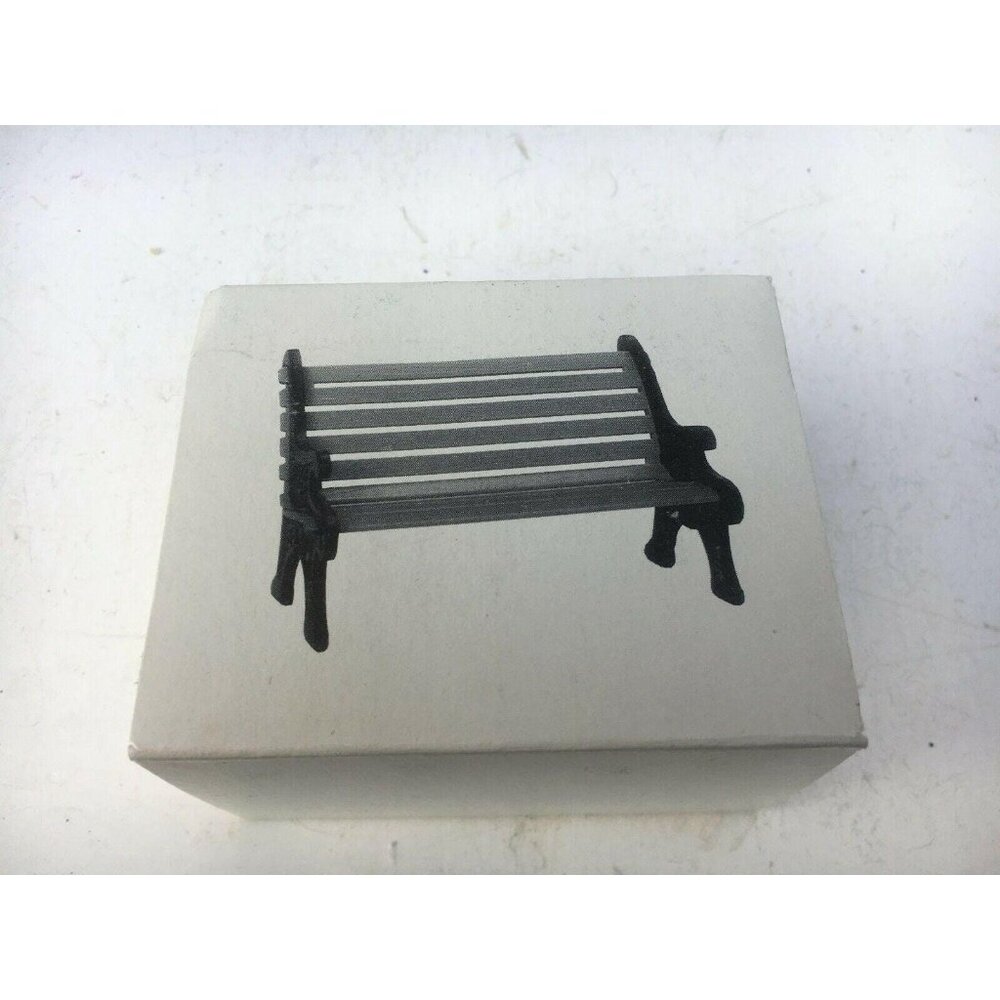 Dept 56 Wrought Iron Park Bench General Christmas Village Accessory - 1993 - Picture 6 of 7